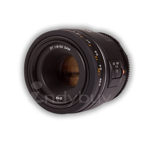 Sony DT 50mm F/1.8 Lens with Smoot Autofocus Motor for Sony Digital SLR Cameras